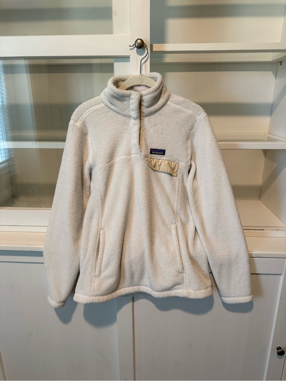 Patagonia Cream Fleece Pullover Jacket